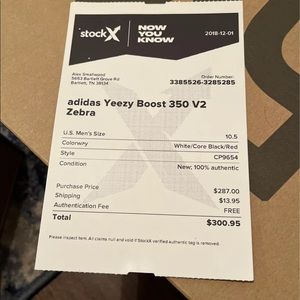 Yeezy 350 Zebras